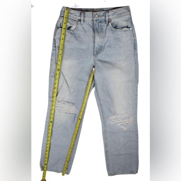 SLVRLAKE Heartbreak Hotel London Ankle High Rise Straight Leg Jeans 25 - Picture 6 of 9